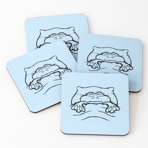 Item preview, Frog Toad Tired Under Bed Duvet Pillow Sleepless designed and sold by shirt-o-mat.