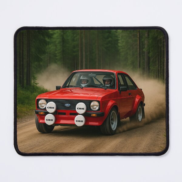 Item preview, Red Ford Escort Mk2 Rally Car designed and sold by starbusuk.