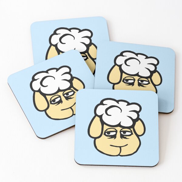 Item preview, Sheep Animal Tired Sleepless Eyes Sleepy Exhausted Sad designed and sold by shirt-o-mat.