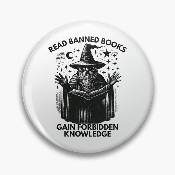Item preview, READ BANNED BOOKS GAIN FORBIDDEN KNOWLEDGE designed and sold by SnorkleSupply.