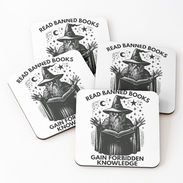Item preview, READ BANNED BOOKS GAIN FORBIDDEN KNOWLEDGE designed and sold by SnorkleSupply.