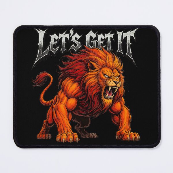 Item preview, Let's Get It - Lion Workout designed and sold by J-Shocks Designs.