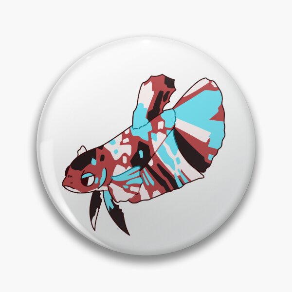 Item preview, Koi Plakat Betta Fighting Fish Sticker designed and sold by kessiemess.