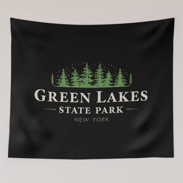 Item preview, Green Lakes State Park - New York  designed and sold by GoodOldVintage.