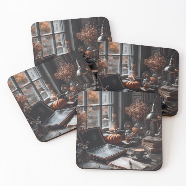 Item preview, Autumn Reverie at the Writer’s Desk designed and sold by oanaunciuleanu.