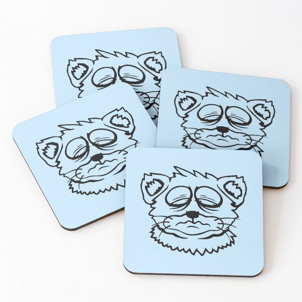 Item preview, Cat Pet Tired Animal Sleepy Exhausted Sad Sleeping designed and sold by shirt-o-mat.
