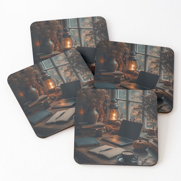 Item preview, Autumn Reverie at the Writer’s Desk designed and sold by oanaunciuleanu.