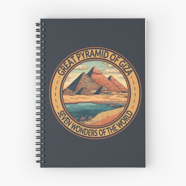 Item preview, Great Pyramid of Giza Seven Wonders of the World Badge designed and sold by KrisSidDesigns.