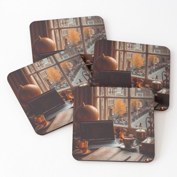 Item preview, Autumn Reverie at the Writer’s Desk designed and sold by oanaunciuleanu.