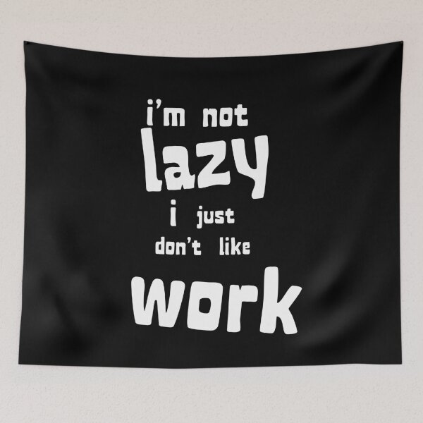 Item preview, I like work not design designed and sold by Nine to Shine.