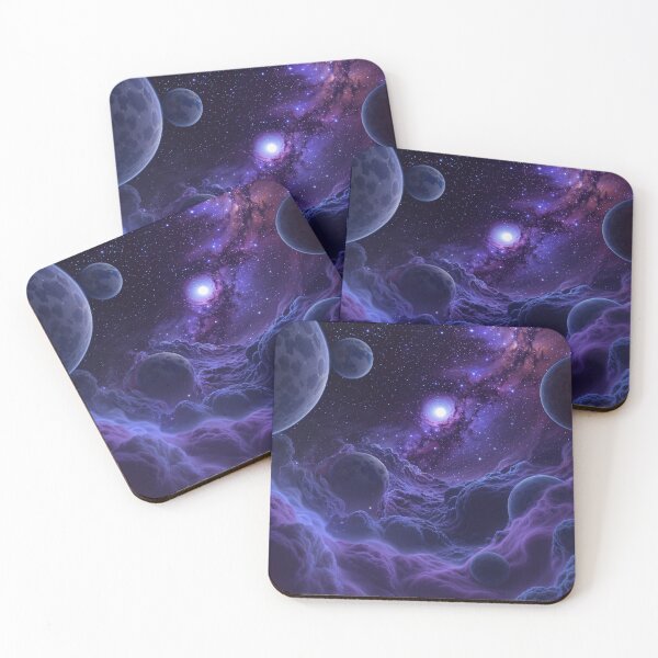 Item preview, Cosmic Dreamscape in Purple Clouds designed and sold by AspisArtworks.