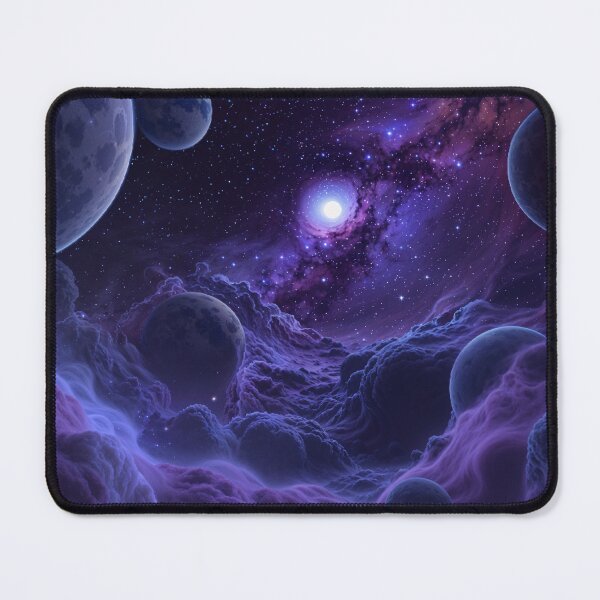 Item preview, Cosmic Dreamscape in Purple Clouds designed and sold by AspisArtworks.