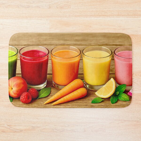 Item preview, Colorful smoothies with fruit and vegetables designed and sold by Steffani Lehmann.