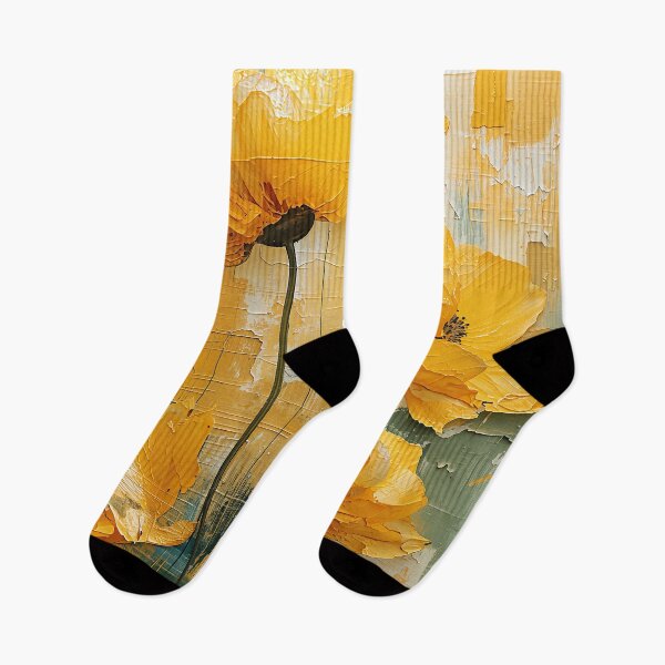 Item preview, Abstract yellow flowers designed and sold by Sartawsky.
