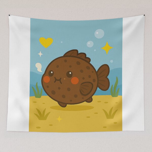 Item preview, Brownie Blowfish – Fudge Fins & Ocean Grins designed and sold by Whiskers&Waffles.