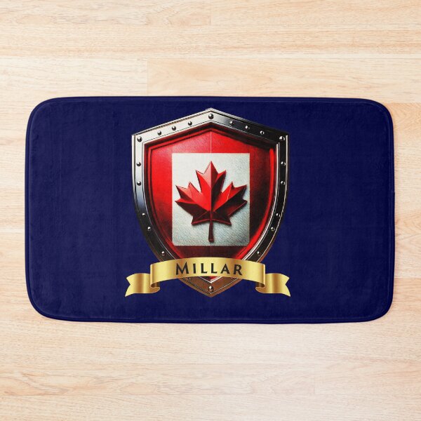 Item preview, Millar Family Canada Shield Maple Leaf Heraldry Crest designed and sold by Highlandkings.