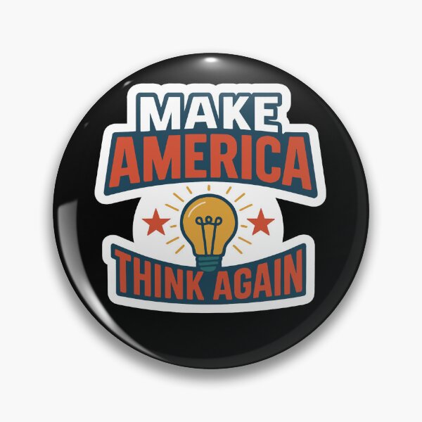 Item preview, Make America Think Again designed and sold by Owcomm.
