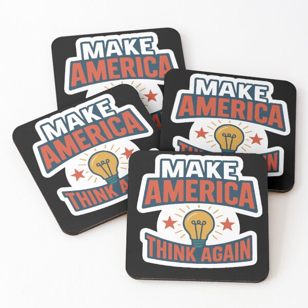 Item preview, Make America Think Again designed and sold by Owcomm.