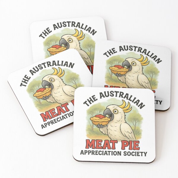 Item preview, Cockatoo Meat Pie Design designed and sold by The Australian Meat Pie Appreciation Society.
