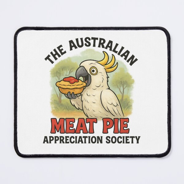 Item preview, Cockatoo Meat Pie Design designed and sold by The Australian Meat Pie Appreciation Society.