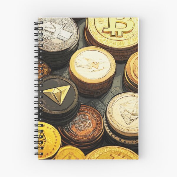 Item preview, Crypto Trading Art – Bitcoin Investor & Financial Market Illustration designed and sold by mliotard.