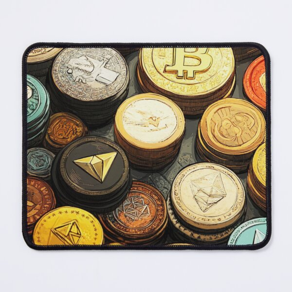 Item preview, Crypto Trading Art – Bitcoin Investor & Financial Market Illustration designed and sold by mliotard.