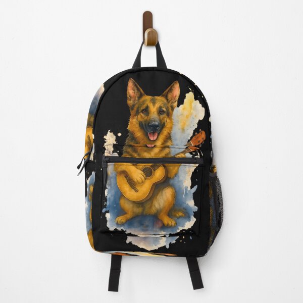 Item preview, German Shepherd playing Guitar designed and sold by Dragon Space.