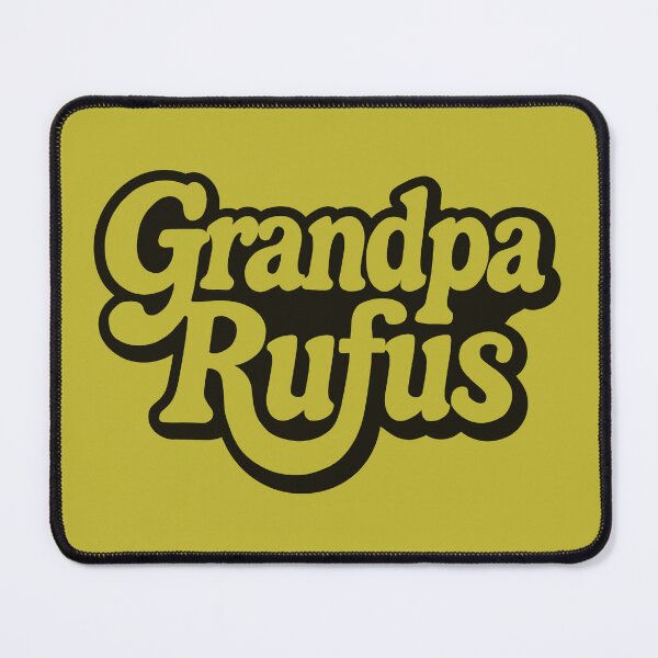 Aperçu de l'œuvre Logo Grand-père Rufus Noir créée et vendue par grandparufus.