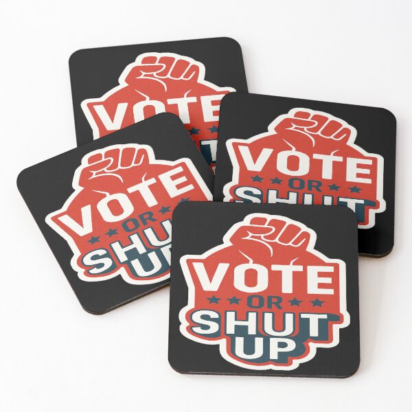 Item preview, Vote Or Shut Up Political Call To Action designed and sold by Owcomm.