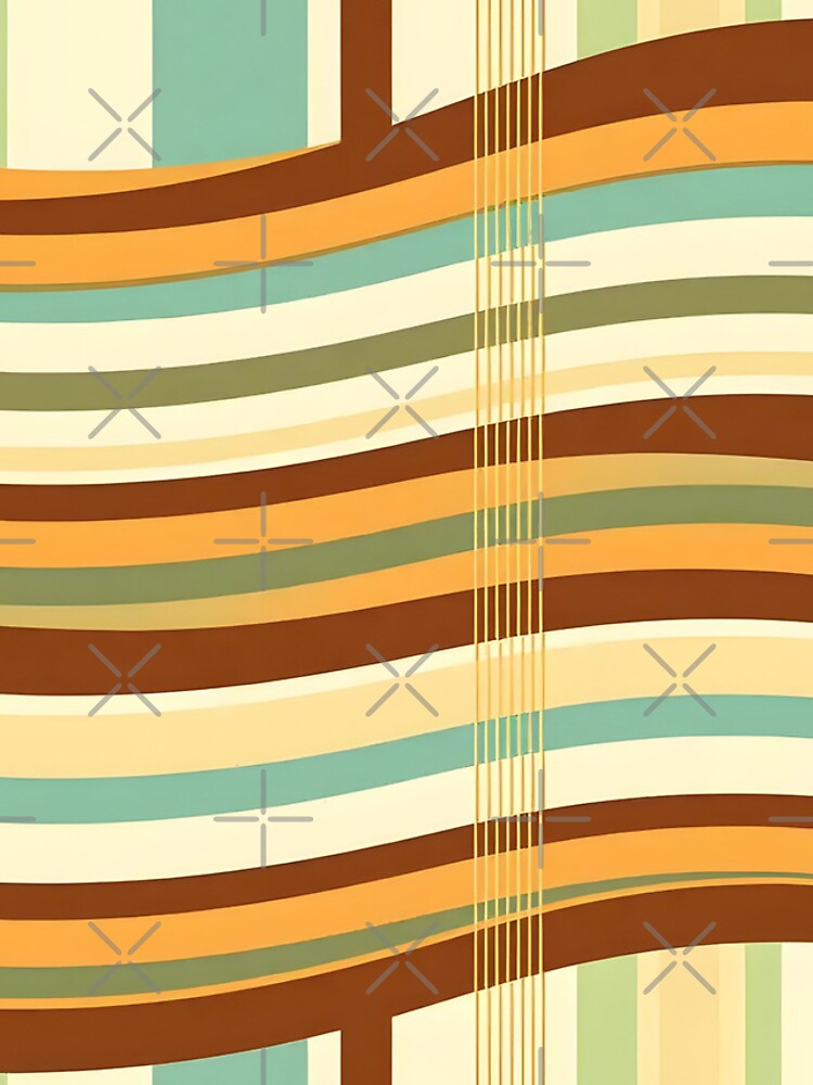 Thumbnail 4 of 4, iPhone Case, Retro Stripes designed and sold by GraphicsClub.