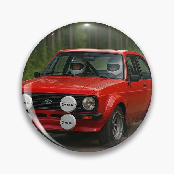 Item preview, Red Ford Escort Mk2 Rally Car designed and sold by starbusuk.