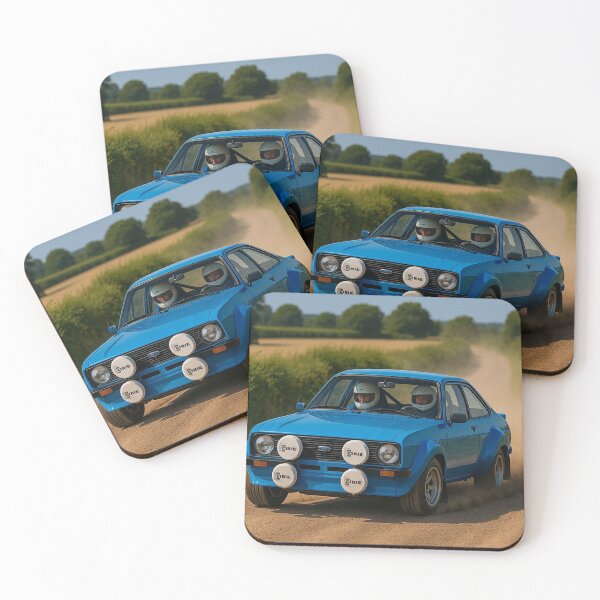 Item preview, Blue Ford Escort Mk2 Rally Car designed and sold by starbusuk.