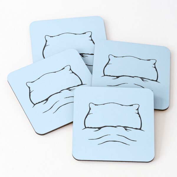 Item preview, Bed Duvet Pillow Sleeping Room Furniture Tired Blanked designed and sold by shirt-o-mat.