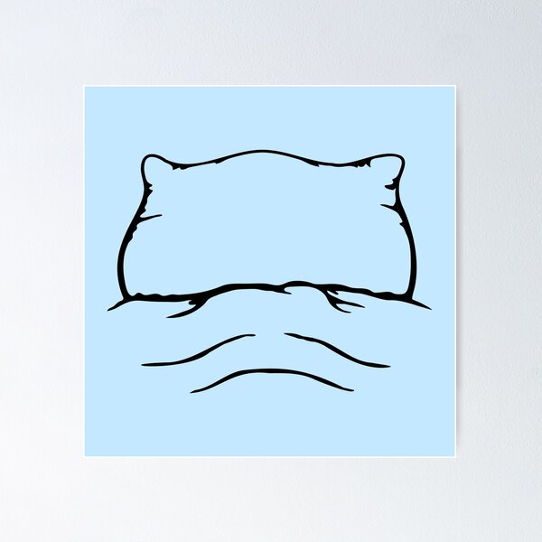 Item preview, Bed Duvet Pillow Sleeping Room Furniture Tired Blanked designed and sold by shirt-o-mat.