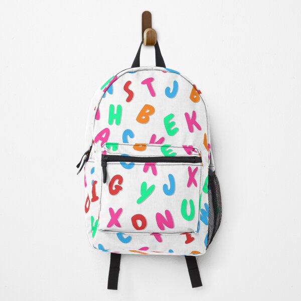 Item preview, Kids Alphabet Letter Pattern White designed and sold by Petal & Flame.