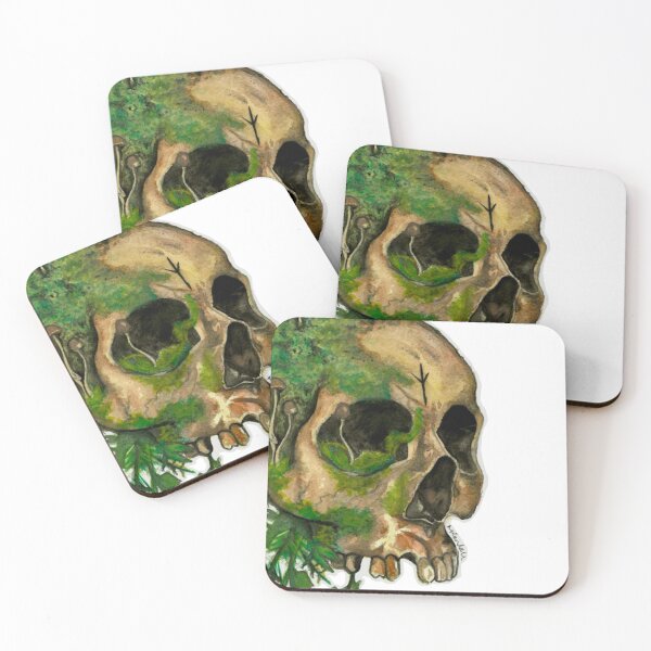 Item preview, Overgrown Skull designed and sold by matte_hue88.