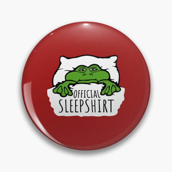 Item preview, Frog Toad Official Sleepshirt Sleep Shirt Bed Night designed and sold by shirt-o-mat.