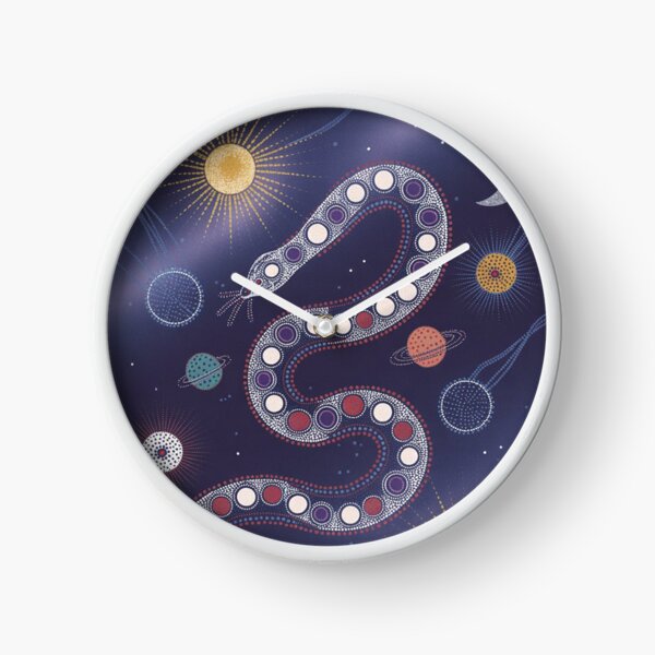 Item preview, Serpent in the Cosmos – Snake & Celestial Dot Art designed and sold by Syrupulse.