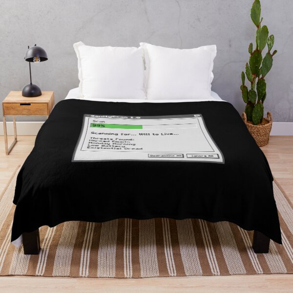 Item preview, Life Antivirus Scan – SanityScan 1.0 Retro Meme designed and sold by Whisky1111.