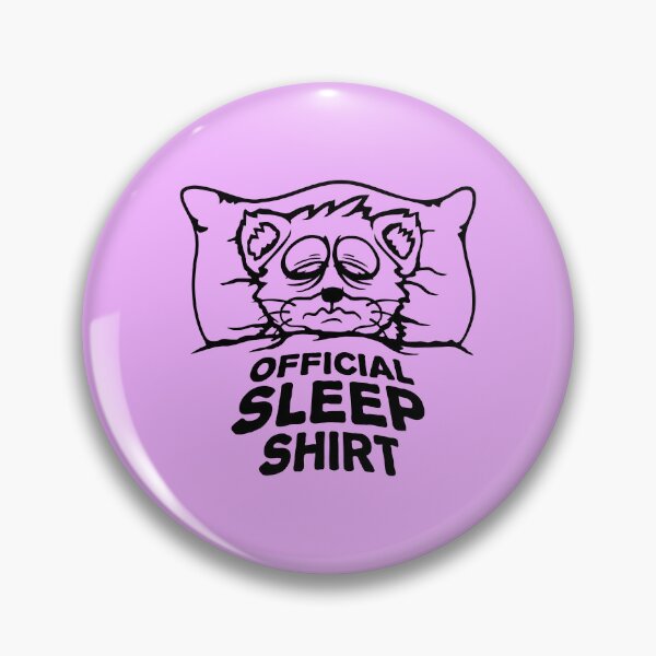 Item preview, Cat Pet Official Sleepshirt Sleep Shirt Bed Night designed and sold by shirt-o-mat.