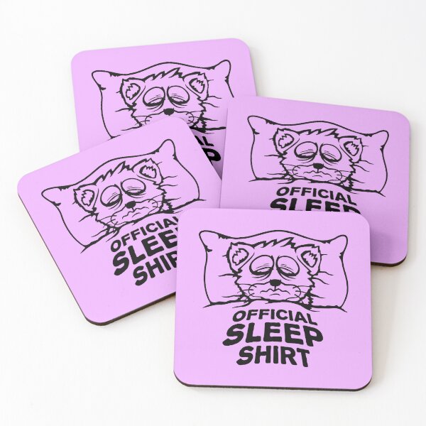Item preview, Cat Pet Official Sleepshirt Sleep Shirt Bed Night designed and sold by shirt-o-mat.
