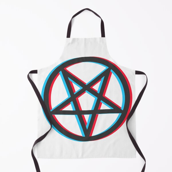Item preview, Pentagram Symbol – 3D Glitch Occult Gothic Design designed and sold by HexedHibiscus.