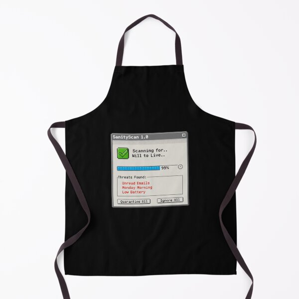 Item preview, Life Antivirus Scan – SanityScan 1.0 Nostalgic and funny Meme designed and sold by Whisky1111.