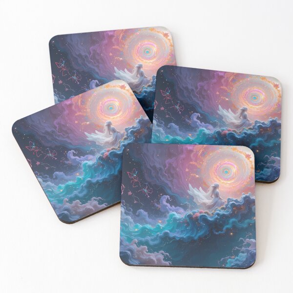 Item preview, Moon Ethereal Cosmic Scenes Surreal Artistry Elements Art  designed and sold by ART ATTACK ZONE.