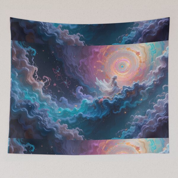 Item preview, Moon Ethereal Cosmic Scenes Surreal Artistry Elements Art  designed and sold by ART ATTACK ZONE.
