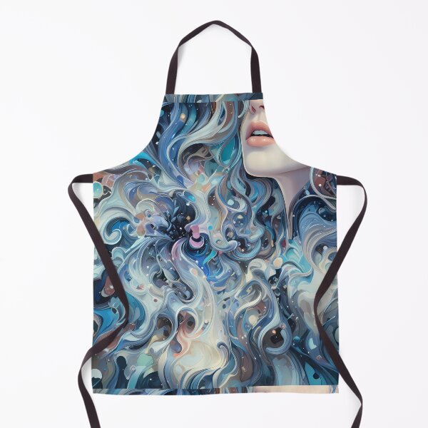 Item preview, Woman Ethereal Cosmic Scenes Surreal Artistry Elements Art designed and sold by ART ATTACK ZONE.