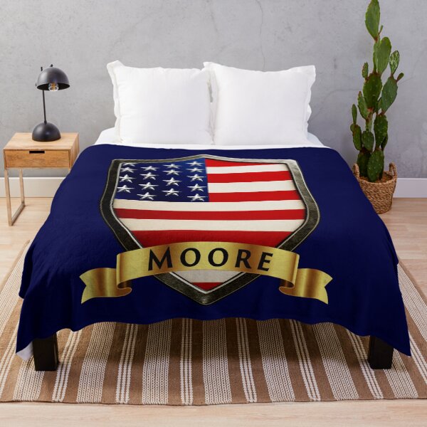 Item preview, Moore Family USA Shield Stars & Stripes Pride Crest designed and sold by Highlandkings.