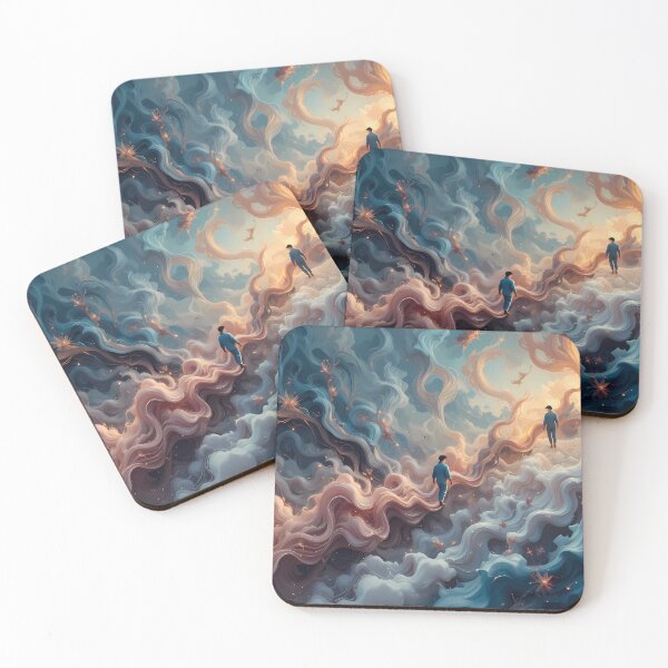 Item preview, Love Ethereal Cosmic Scenes Surreal Artistry Elements Art  designed and sold by ART ATTACK ZONE.