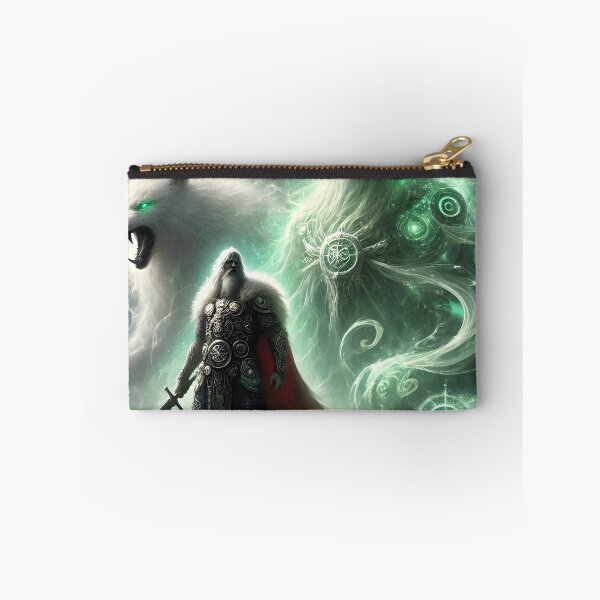 Item preview, "Odin vs. Fenrir – The Wolf of Ragnarok | Norse Myth Epic Art" designed and sold by Umbra666.