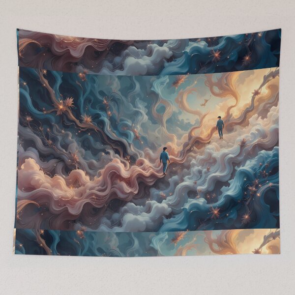Item preview, Love Ethereal Cosmic Scenes Surreal Artistry Elements Art  designed and sold by ART ATTACK ZONE.